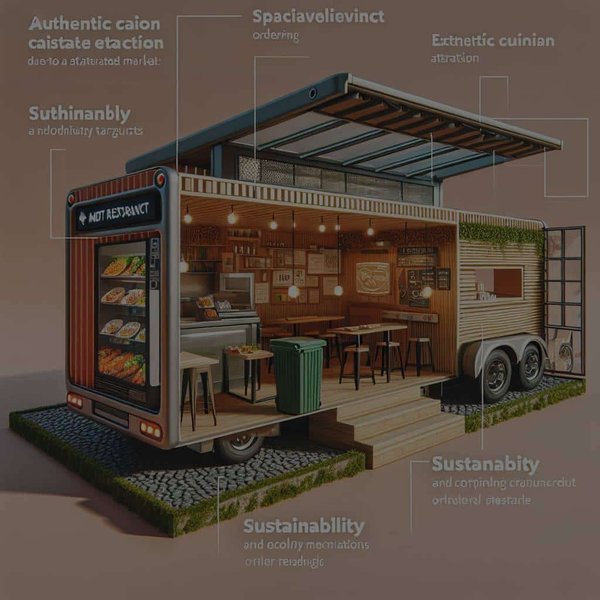 Comment créer un concept de restaurant mobile qui se démarque dans un marché saturé ?
