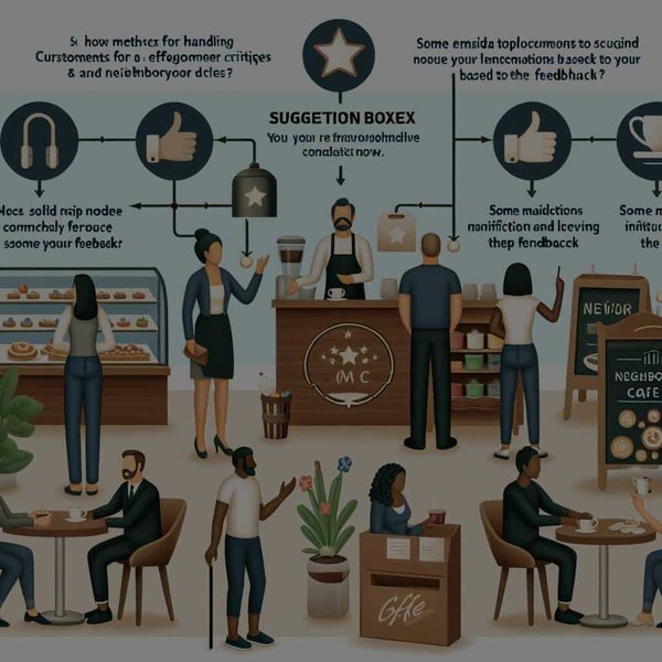 Quelles méthodes pour gérer efficacement les critiques et les suggestions des clients dans un café de quartier ?